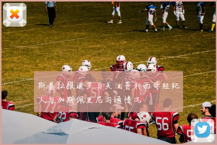 斯基拉报道罗马关注普利西奇经纪人与加斯佩里尼沟通情况